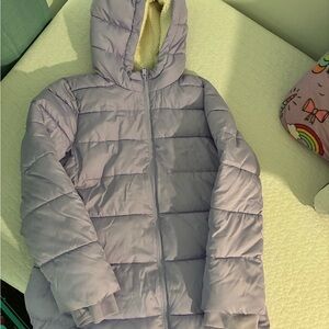 GAP Light Purple Kids Puffer Jacket